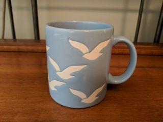Waechtersbach Spain Textured Light Blue Dove Coffee Mug Euc