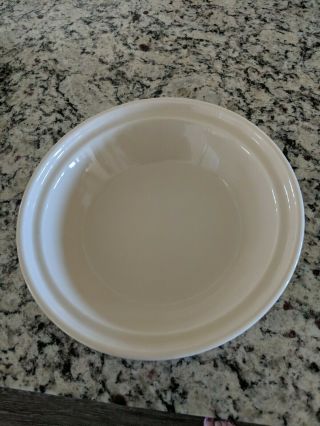 Longaberger Pottery Mini Pie Plate - Ivory