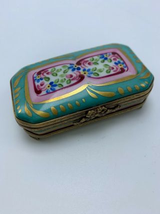 Limoges Trinket Box - Peint Main - Eximious