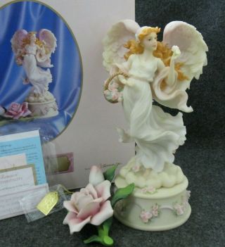 Seraphim Classics Angel Rose By Roman 81827 Limited Edition Signed