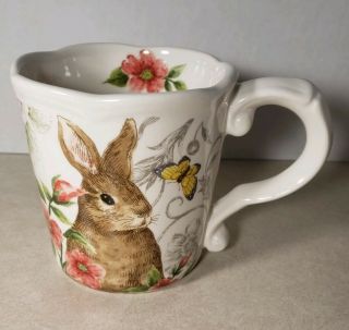 A Large Oversize Bunny Rabbit Ceramic Coffee Mug Cup By Maxcera