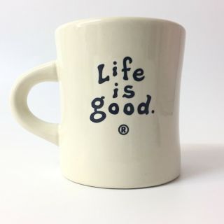 Life Is Good White Coffee Mug Tea Cup
