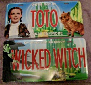 Wizard Of Oz Wicked Witch License Plate My Other Car Is A Broom And Dorothy Too