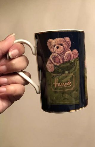 Harrods Knightsbridge London Teddy Bear Coffee Tea Mug Cup