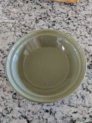 Longaberger Pottery Mini Pie Plate - Sage