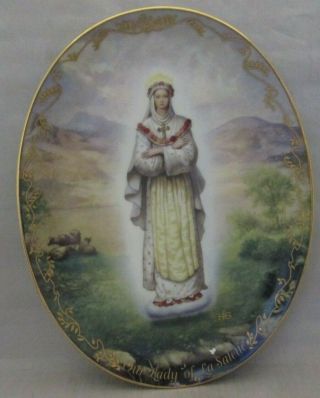 Our Lady Of La Salette Collector Plate Visions Of Our Lady