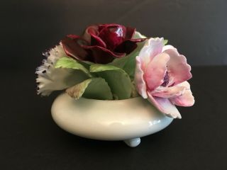 Royal Doulton Porcelain Bone China Flower Basket