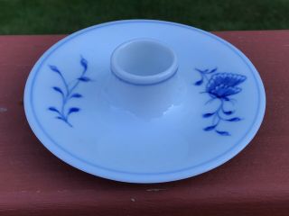Vintage Bing & Grondahl Denmark Blue & White Butterfly Candleholder 5428
