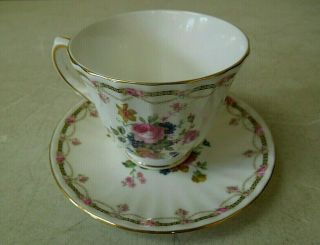 Duchess Bone China Floral Bouquet Pattern Tea Cup & Saucer England