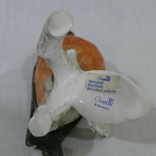 Goebel West Germany Bullfinch Bird Collectible Bisque Porcelain Hand Painted 5