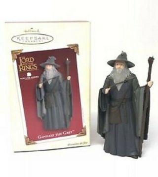 Hallmark Keepsake Lord Of The Rings Ornament Gandalf The Grey Figure 2005