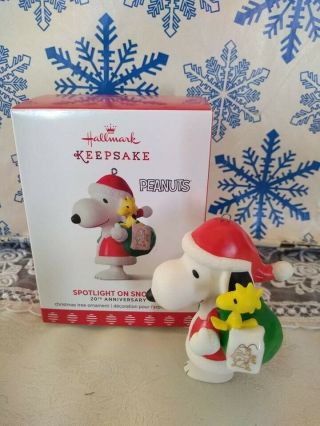 Hallmark Spotlight On Snoopy 20th Anniversary 2017 Peanuts Christmas Ornaments