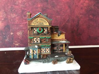 Dept 56 Dickens Village Lighted Building 58302 " East Indies Trading Co " 1997