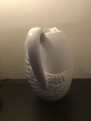 Happy Chic White Owl Pitcher by Jonathan Adler 8 1/2 inch 3