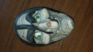 Witch Head Bust Wall Hanging Snow White 5