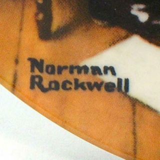 NORMAN ROCKWELL The Professor Collectible PLATE 2
