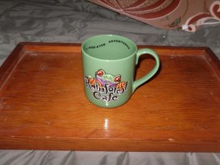 Rainforest Cafe Cha Cha Tree Frog Large Coffee Tea Mug,  1999 L@@K 3
