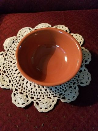 Longaberger Woven Traditions Pottery Spice 6 " Cereal/soup Bowl Euc