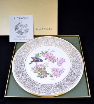 Lenox Boehm Collector Birds Plate 1975 Annual Limited Edition
