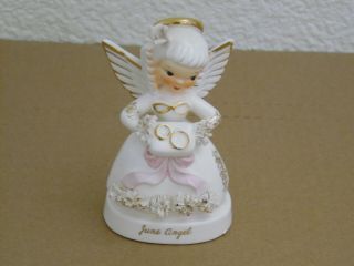1950 ' s Napco July Angel Figurine 4