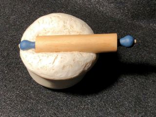 Longaberger Mini/miniature Dough W/rolling Pin For The Mini Mixing Bowl