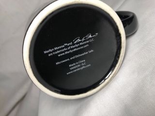 Marilyn Monroe Ceramic Coffee Mug Cup Vandor Gifts Black & White Diamonds 3