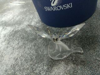 Swarovski Crystal Butterfly On Leaf A7615 Nr00000 Orig Box