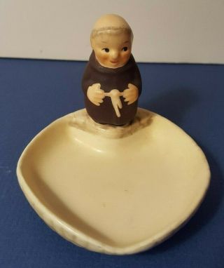 Vintage Goebel Friar Tuck Small Ashtray,  Zf 43/0,  Tmk 4