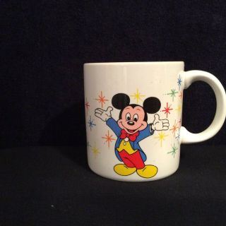 Vintage Walt Disney World Coffee Mug Mickey Mouse Castle Epcot Florida