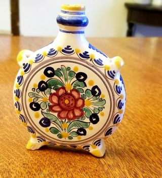 Slovak Import Co MODRA ceramic handmade & painted mini vase made in Slovakia 4