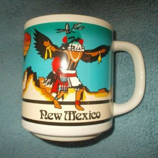 Vintage " Mexico " Coffee Cup / Mug 1980 
