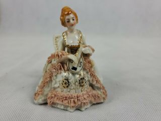 Vintage Porcelain China Hand Painted Figurine Made In Japan