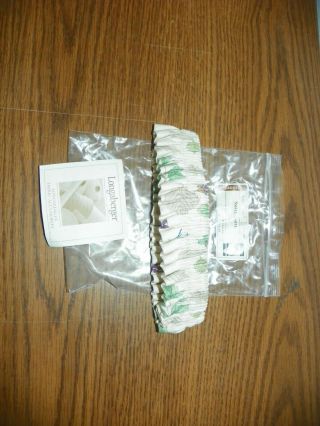 Longaberger Cloth Liner 2740335 Small Garter Botanical Fields In Package