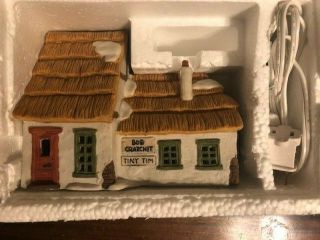 Dept.  56 Dickens Village Series The Cottage Of Bob Cratchit And Tiny Tim 6500 - 5