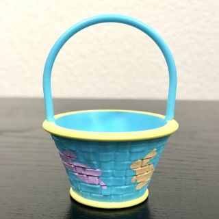 1986 Hallmark Easter Merry Miniatures Basket Bunny Decor Easter Basket