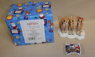 Enesco Rudolph And The Island Of Misfit Toys Clarice & Does Figurine 875317
