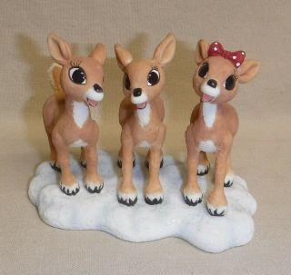 Enesco Rudolph And The Island of Misfit Toys Clarice & Does Figurine 875317 2