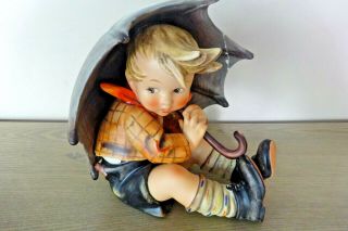 Large 5 " Hummel " Umbrella Boy " Figurine (boy With Umbrella)