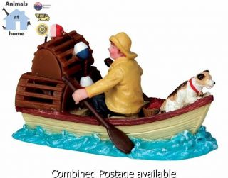 Lemax Figure Plymouth Corners Lobsterman At Sea 92668 - Retired 2014