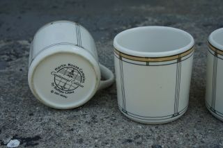 Frank Lloyd Wright Coffee Mugs Set of 4 Martin House Complex 2