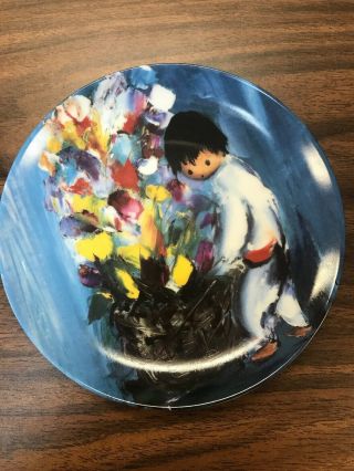 Degrazia Floral Fiesta Collectors Plate 1996 Artists Of The World Limited Ed.