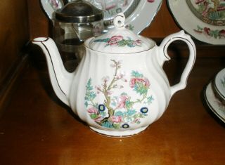 Sadler Indian Tree Teapot 2 Cup Small Teapot Vintage
