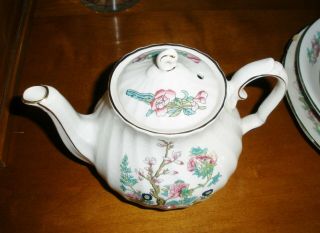 Sadler Indian Tree Teapot 2 Cup Small Teapot Vintage 2