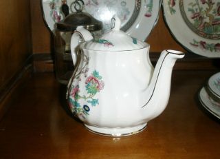 Sadler Indian Tree Teapot 2 Cup Small Teapot Vintage 4