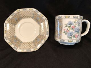 Takahashi San Francisco Set Of Two " Alyse " Cups And Saucers
