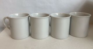 Bia Cordon Bleu White Coffee Mug Tea Cup Set Of 4