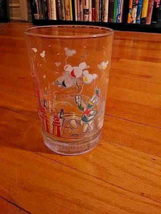 Walt Disney World Glass,  25 Years Remember The Magic With Donald Duck