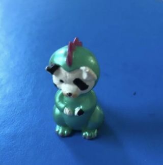 Hallmark Vintage Merry Miniatures Cake Topper Halloween Dinosaur Dragon Dog
