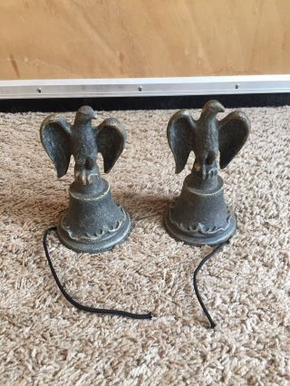 Vintage Cast Iron Eagle Hand Bell