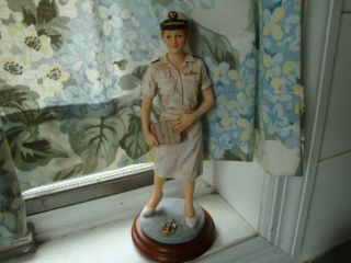 Collectible Vanmark American Heroes An Officer And A Lady Navy Figurine 1998 Euc